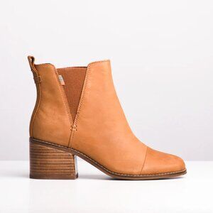 TOMS Esme Tan Leather Boots